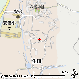 奈良県桜井市生田271周辺の地図