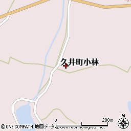 広島県三原市久井町小林周辺の地図