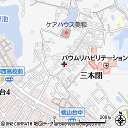 大阪府堺市南区三木閉43周辺の地図