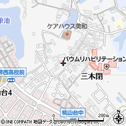 大阪府堺市南区三木閉42周辺の地図
