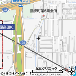 奈良県橿原市東坊城町80-118周辺の地図