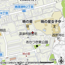 福山修道院周辺の地図