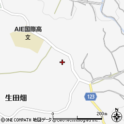 兵庫県淡路市生田畑160周辺の地図