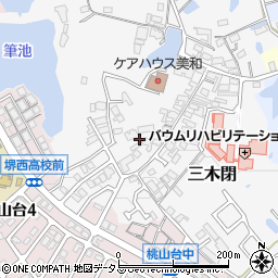 大阪府堺市南区三木閉41周辺の地図