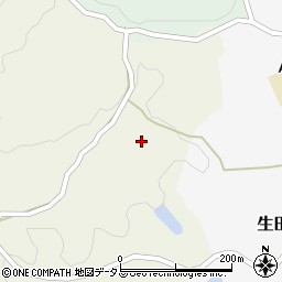 兵庫県淡路市生田田尻213周辺の地図