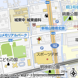 トヨタカローラ広島　福山深津店周辺の地図