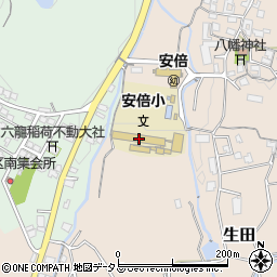 奈良県桜井市生田578周辺の地図