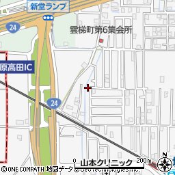 奈良県橿原市東坊城町80-104周辺の地図