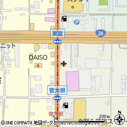 奈良県大和高田市曽大根122周辺の地図