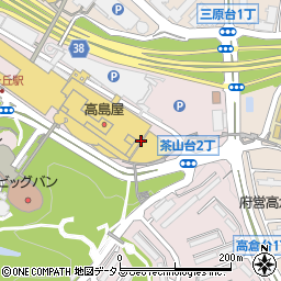 大阪府堺市南区茶山台1丁4周辺の地図