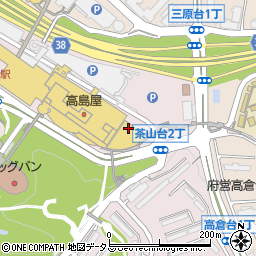 大阪府堺市南区茶山台1丁4-1周辺の地図