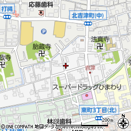 広島県福山市吉津町6-2周辺の地図