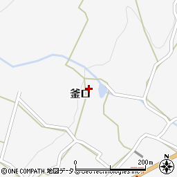 兵庫県淡路市釜口728周辺の地図
