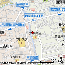 有限会社安原商店周辺の地図