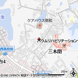 大阪府堺市南区三木閉44周辺の地図