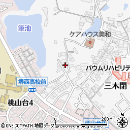 大阪府堺市南区三木閉35周辺の地図