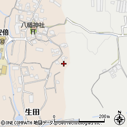 奈良県桜井市生田180周辺の地図