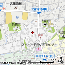 広島県福山市吉津町6周辺の地図
