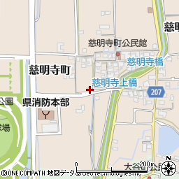 奈良県橿原市慈明寺町152周辺の地図