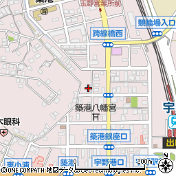 岡三証券玉野支店周辺の地図