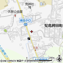 岡山県倉敷市児島稗田町56周辺の地図
