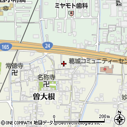 奈良県大和高田市曽大根588周辺の地図