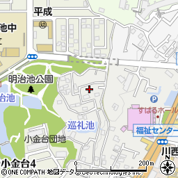 大阪府富田林市桜ケ丘町8周辺の地図