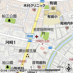 ファミリーマート伊勢河崎店周辺の地図