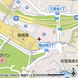 大阪府堺市南区茶山台1丁1周辺の地図