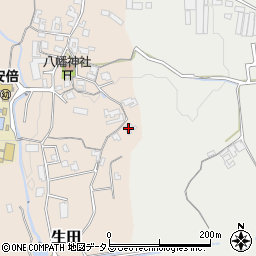 奈良県桜井市生田175周辺の地図