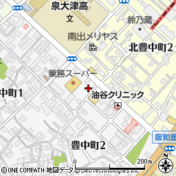 もち吉　泉大津店周辺の地図