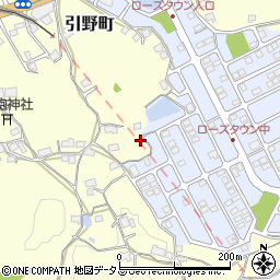 広島県福山市引野町361周辺の地図