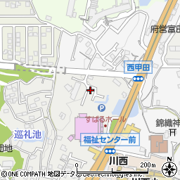 大阪府富田林市桜ケ丘町2-77周辺の地図