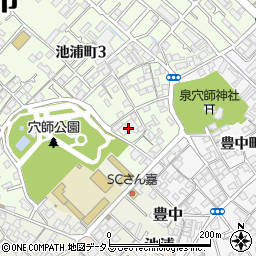 生福寺周辺の地図