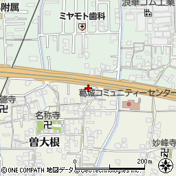 奈良県大和高田市曽大根598周辺の地図