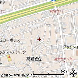 コーポ高倉台周辺の地図