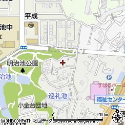 大阪府富田林市桜ケ丘町8-44周辺の地図