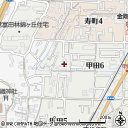 富田林グリーンマンション周辺の地図