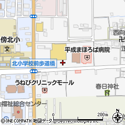 奈良県橿原市四分町92周辺の地図