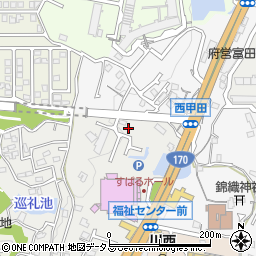 大阪府富田林市桜ケ丘町2-59周辺の地図