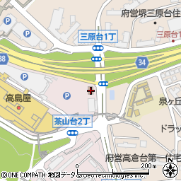 大阪府堺市南区茶山台1丁1-3周辺の地図