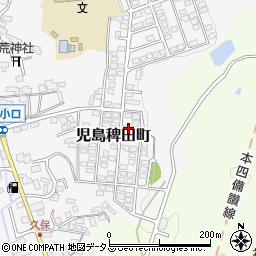 岡山県倉敷市児島稗田町86周辺の地図