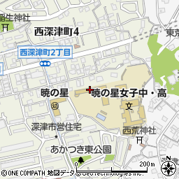 福山暁の星小学校周辺の地図