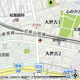 豚捨　本店周辺の地図