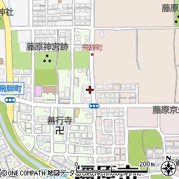 奈良県橿原市飛騨町68周辺の地図