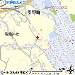 広島県福山市引野町353-1周辺の地図