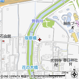 奈良県橿原市東坊城町603-2周辺の地図
