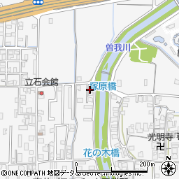 奈良県橿原市東坊城町544-15周辺の地図