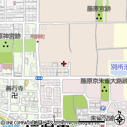 奈良県橿原市高殿町6周辺の地図