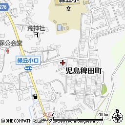 岡山県倉敷市児島稗田町57周辺の地図